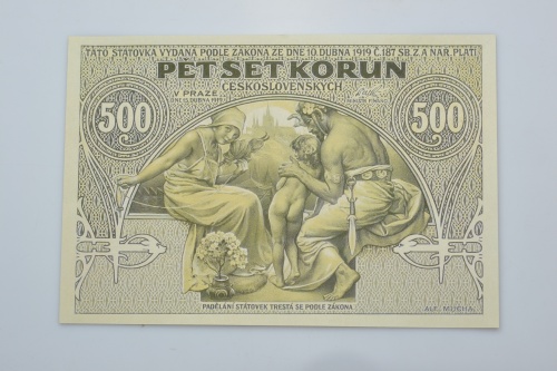 500 Kčs 1919 - replika