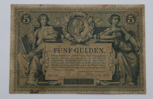 5 Gulden 1881 - Rh 32