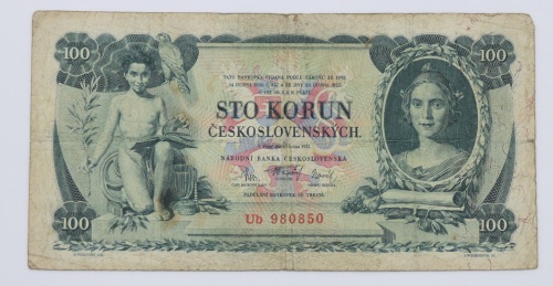 100 Kčs 1931 - Ub neperforovaná