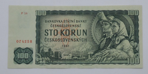 100 Kčs 1961 - P16