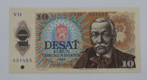 10  Kčs 1986 - V11