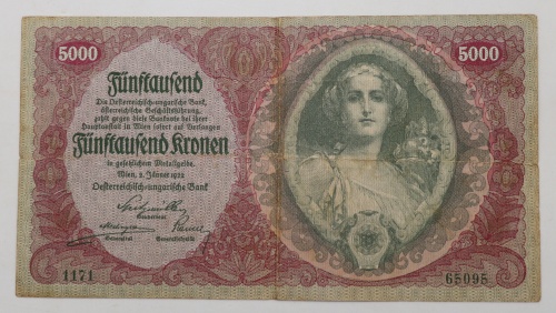 5000 Kronen 1922 - 1171