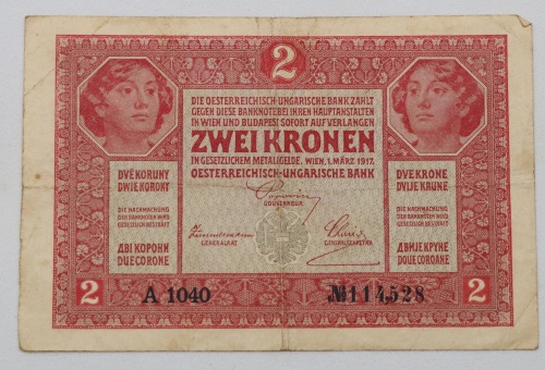 Zwei Kronen 1917 - A 1040