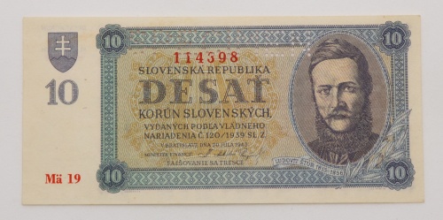 10 ks 1943 - Ma 19   - perforovaná