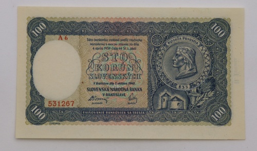 100 ks 1940 - A6 - II.vydání - neperforovaná