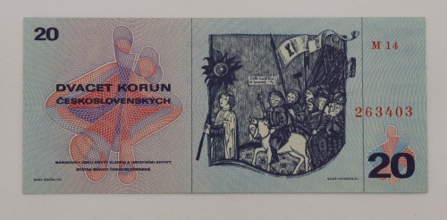 20 kčs 1970 - M14