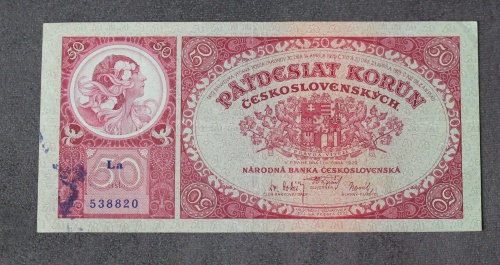 50 Kčs 1929 - La neperforovaná