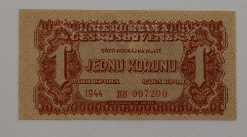 1 K Poukaz 1944 - BB - perforovaná