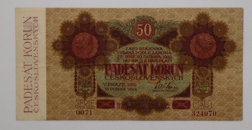 50 Kčs 1919 - 0071