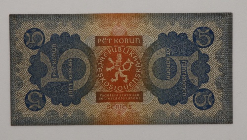 5 Kčs 1921 - 5