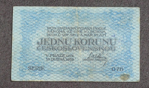 1 Kčs 1919 - 076