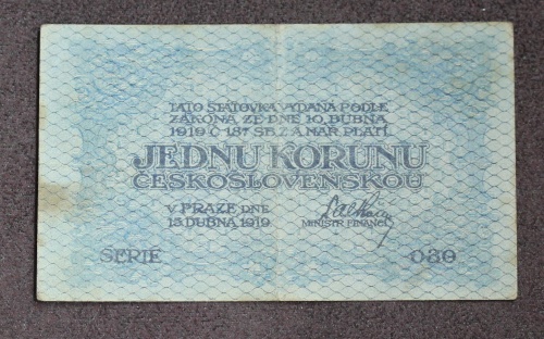 1 Kčs 1919 - 030